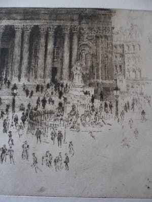 Joseph Pennell - Ets, The Pavement, st paul kopen? Bied vanaf 20!