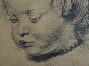 Peter Paul Rubens - Ingelijste prent, “Portret van zijn zoon Nicolas” kopen? Bied vanaf 1!