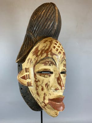 Punu - African PUNU Mask - Nigeria. kopen? Bied vanaf 35!