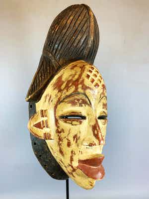 Punu - African PUNU Mask - Nigeria. verkocht voor € 35!