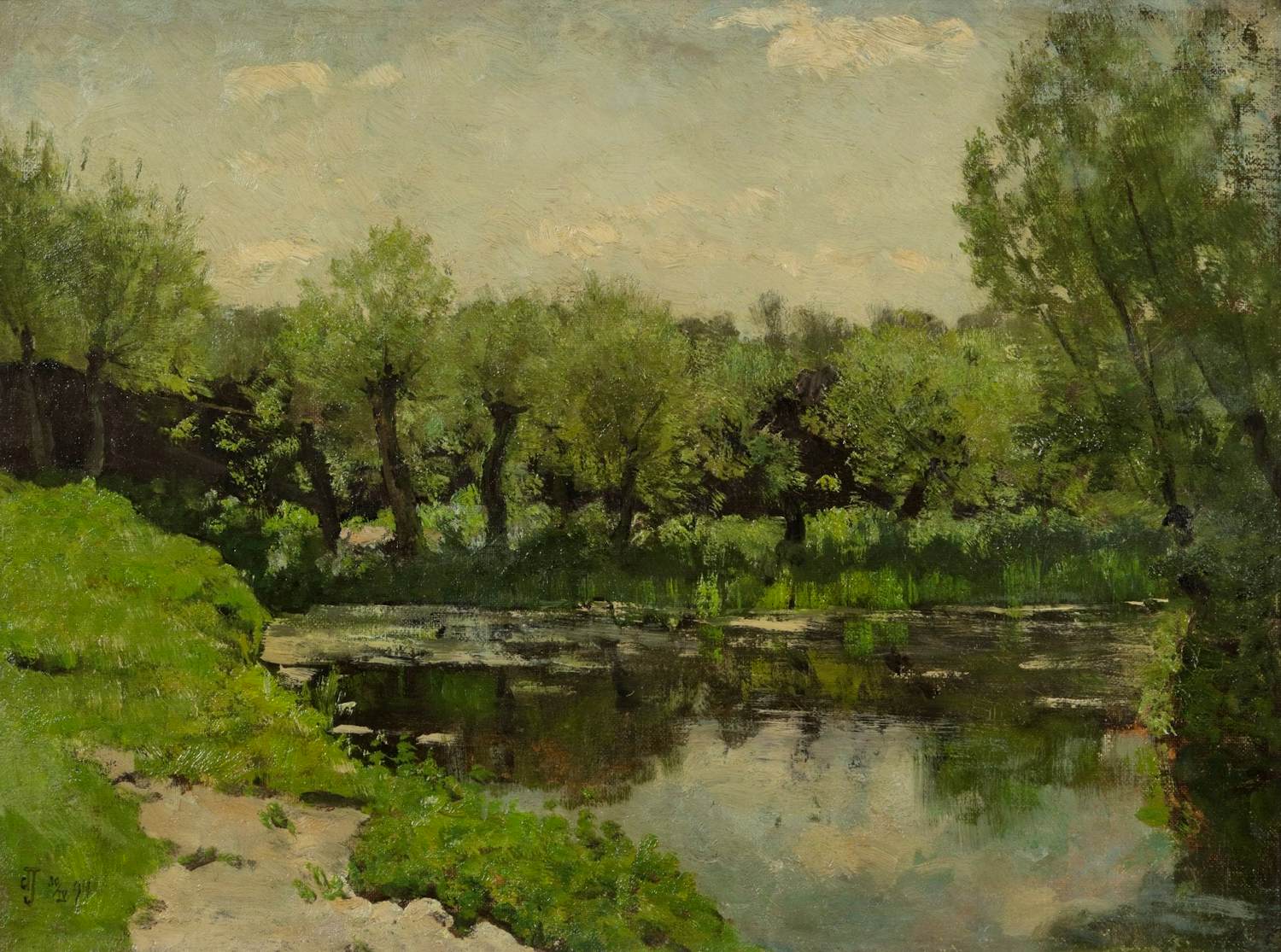 Johan Antonie de Jonge - De Broeksloot bij Voorburg kopen? Bied vanaf 1200!