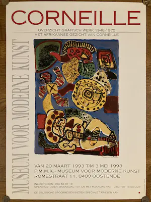 Niet of onleesbaar gesigneerd - Verzameling tentoonstellingsaffiches PMMK museum (11 x Corneille, Bogart, ...) kopen? Bied vanaf 1!