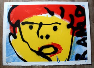 Herman Brood - Zeefdruk kopen? Bied vanaf 249!
