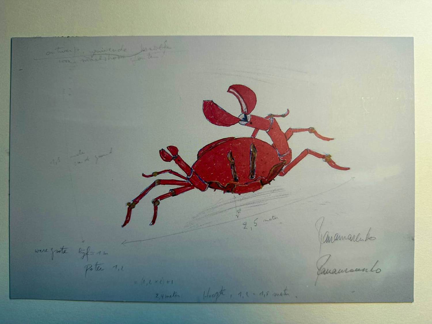 Panamarenko - Wuivende krabben kopen? Bied vanaf 350!