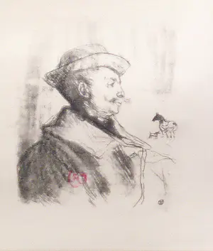 Henri de Toulouse-Lautrec - Edmond Calmese - Proefdruk? kopen? Bied vanaf 185!