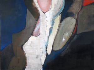 Jos Schimmer - Olieverf op doek, Zonder titel - Ingelijst (Groot) kopen? Bied vanaf 300!