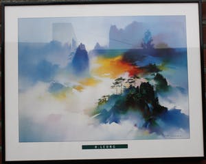 Niet of onleesbaar gesigneerd - H.Leung Limited Edition Zeefdruk (1991) kopen? Bied vanaf 1!