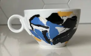 Jan Cremer - Vier porseleinen kop- en schotels voor Perla kopen? Bied vanaf 1!