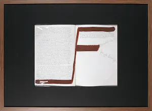 Joseph Beuys - Olieverf en potlood op papier, Das Warhol-Beuys-Ereignis - Ingelijst kopen? Bied vanaf 1!