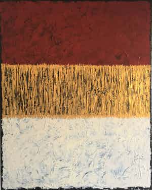 John Foppen - Symphony in Gold + R.W..........# K 03. XL . GROOT. verkocht voor € 179!