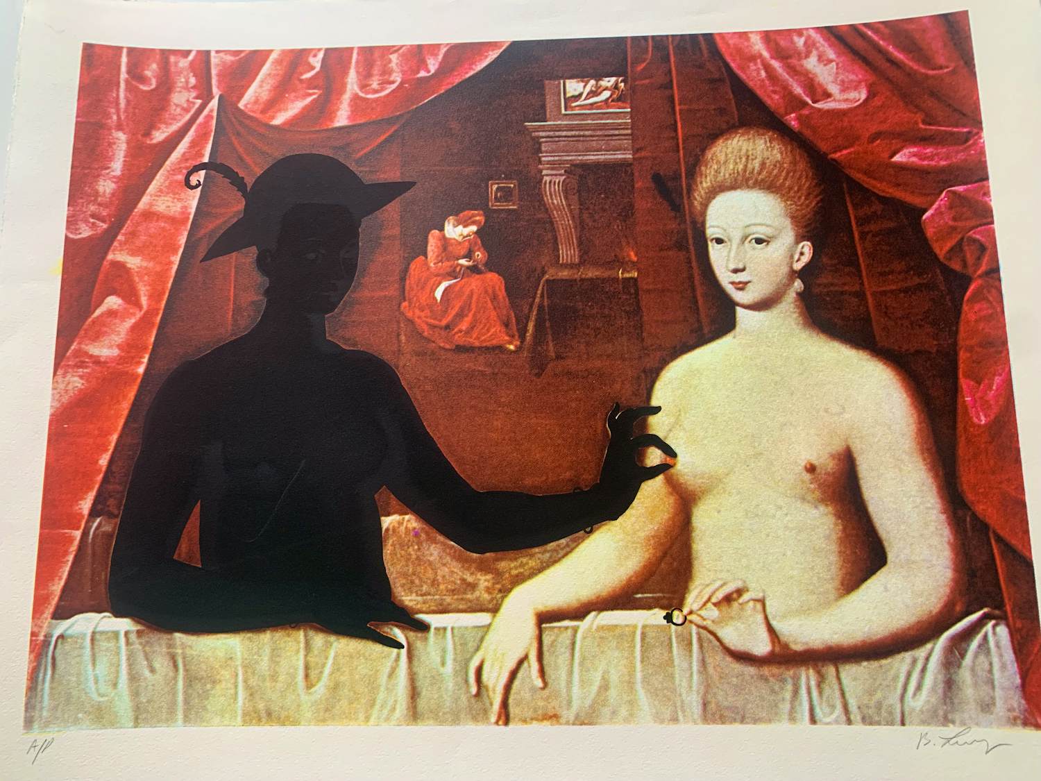 Benjamin Levy - Schaduw met blote dame kopen? Bied vanaf 50!