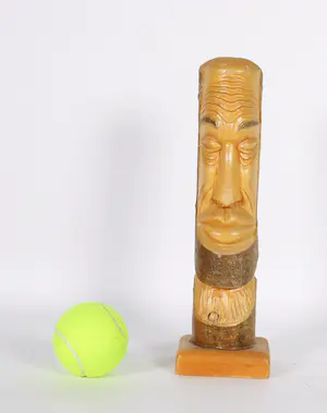 Niet of onleesbaar gesigneerd - Hout, Hoofd kopen? Bied vanaf 1!