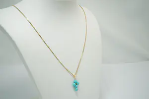 41 - Sierlijk 14 krt geel-gouden venetiaans collier met kruishanger kopen? Bied vanaf 110!