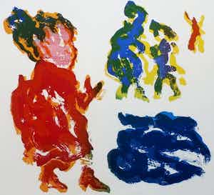 Jan Sierhuis - ets: 1993 (Gelderse grafiekmap) verkocht voor € 69!