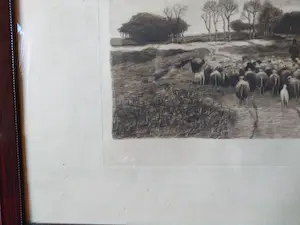 Anton Mauve (sr.) - herder met schapen kopen? Bied vanaf 50!