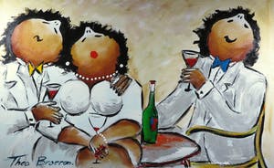 Theo Broeren - Acryl op doek, Jammer dan (Zeer Groot) kopen? Bied vanaf 100!
