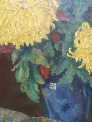 Ad Blok van der Velden - Stilleven met Chrysanten. kopen? Bied vanaf 350!