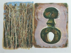 Ed van der Kooy - Litho, Zonder titel - Ingelijst kopen? Bied vanaf 1!