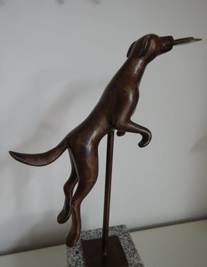 Brons (Onbekend) - Springende hond kopen? Bied vanaf 45!