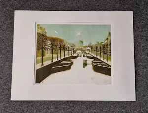 Laetitia de Haas - Grote Epreuve d'Artiste ets "winter in Amersfoort"- in zeer goede staat kopen? Bied vanaf 39!