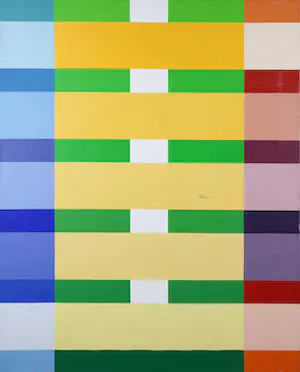Arjen Toet - Acryl op doek, Geometrisch abstracte compositie kaufen? Bieten Sie von 1!