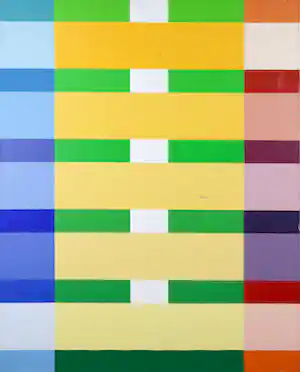 Arjen Toet - Acryl op doek, Geometrisch abstracte compositie verkauft für € 52!
