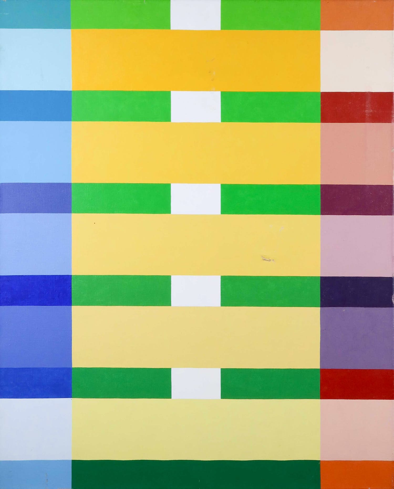 Arjen Toet - Acryl op doek, Geometrisch abstracte compositie kopen? Bied vanaf 1!