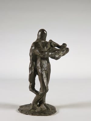 Frank Letterie - Bronzen beeld van een muzikant kopen? Bied vanaf 250!