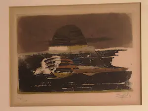 Johnny Friedländer - Radierung, abstrakte Komposition kopen? Bied vanaf 90!