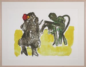 Jan Sierhuis - Litho, Flamenco - Ingelijst kopen? Bied vanaf 50!