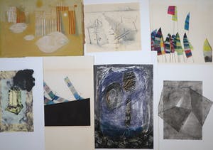 Bert Vredegoor - en vele andere! - Groot lot met 37 werken op papier kopen? Bied vanaf 1!