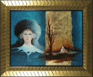 Pierre Petit - Olieverf op doek (bevestigd op paneel), Un moment de ma vie - Ingelijst kopen? Bied vanaf 200!