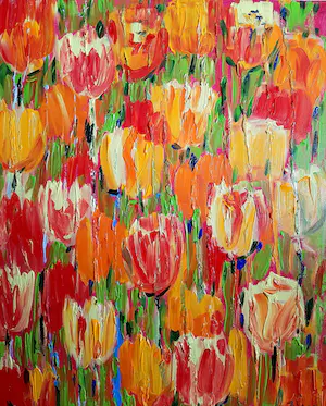 Elva Polyakova - Tulpen in kleur kopen? Bied vanaf 250!