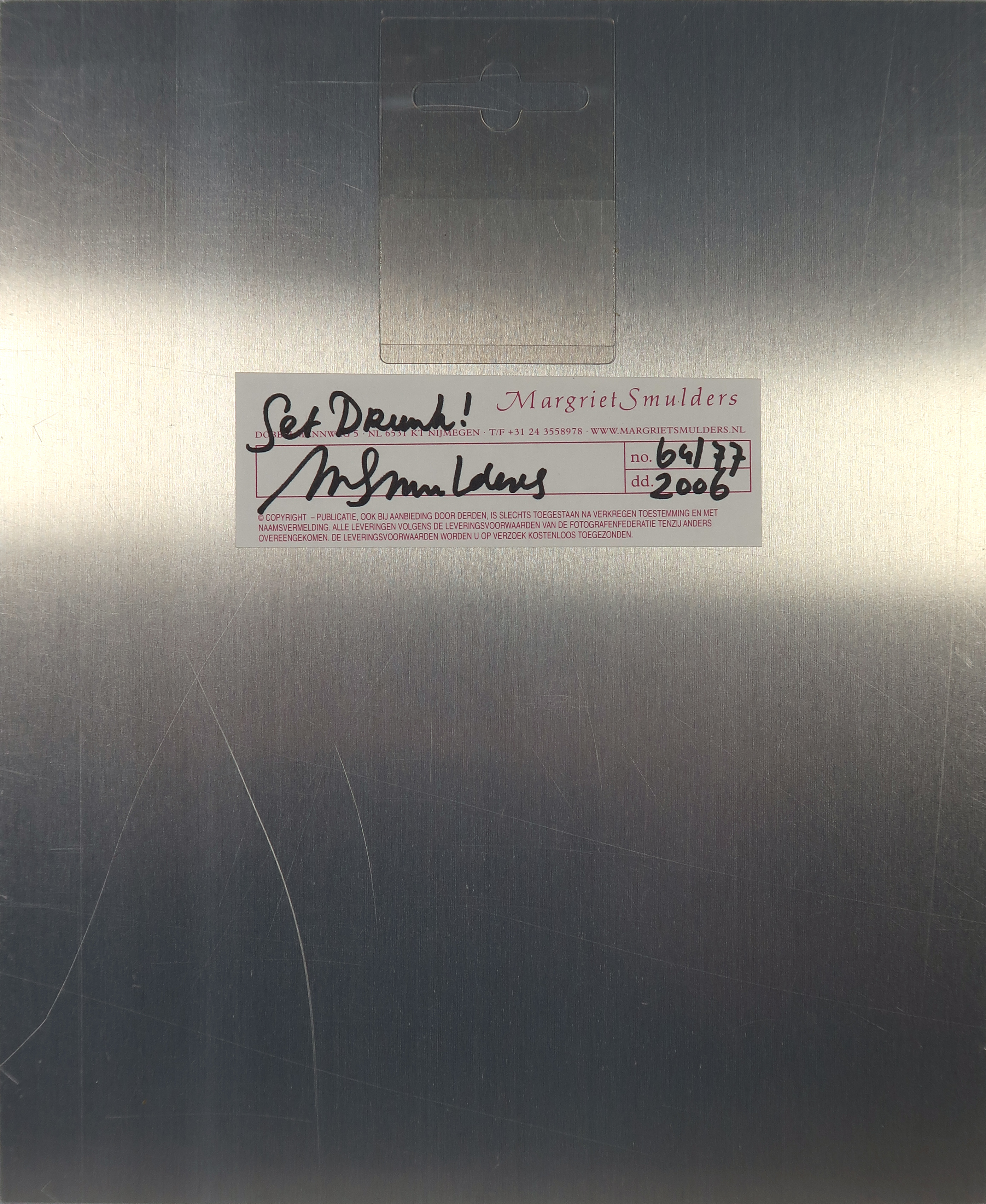 Margriet Smulders - C-Print op dibond, Get Drunk!, inclusief oeuvrecatalogus kopen? Bied vanaf 250!