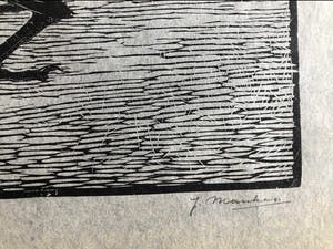 Jan Mankes - Houtsnede Zwarte Kraai - Gesigneerd - 1918 kopen? Bied vanaf 375!
