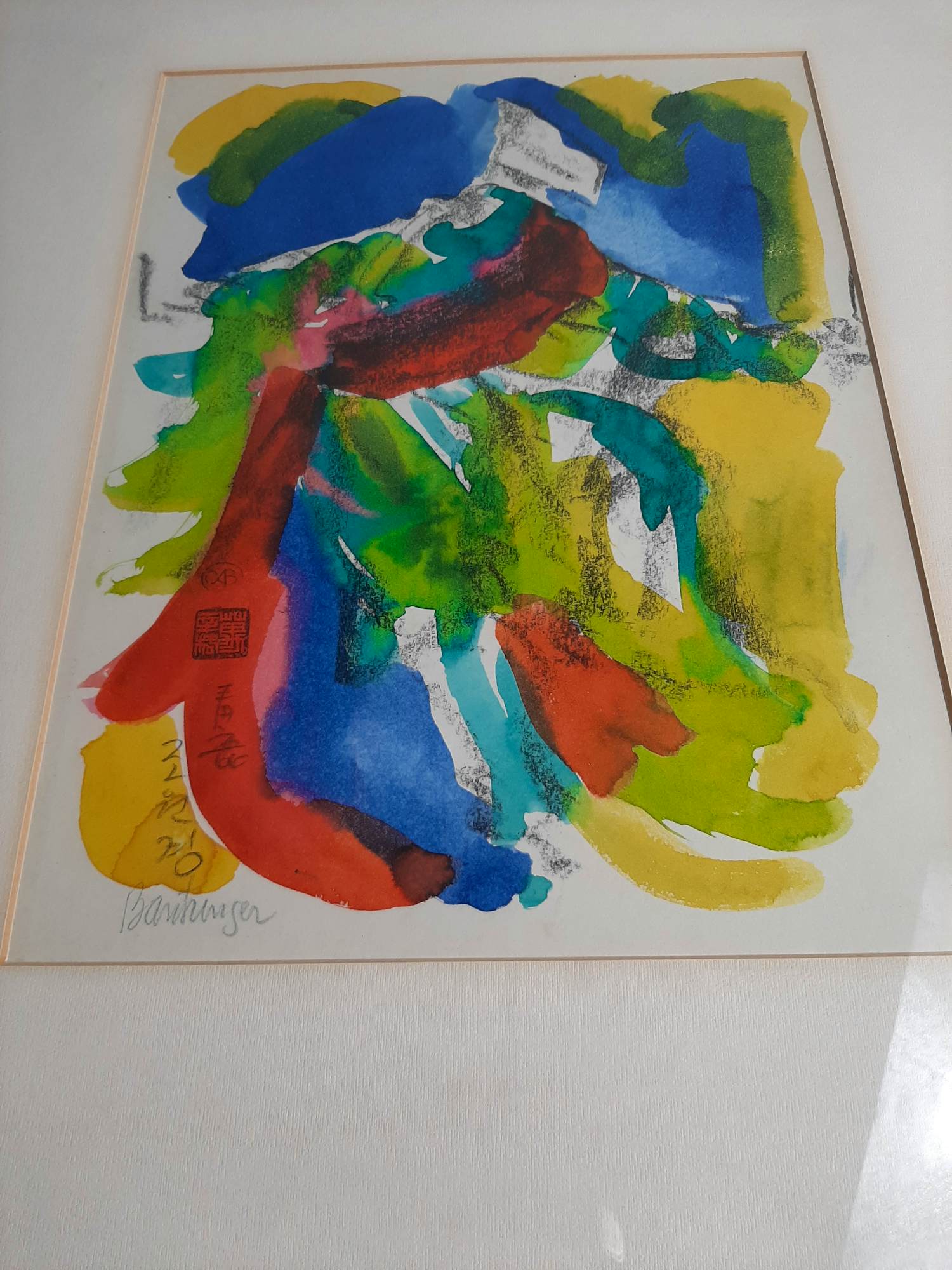 Cees Bantzinger - Aquarel, Z.T kopen? Bied vanaf 40!