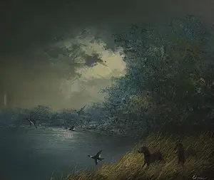 Niet of onleesbaar gesigneerd - HONDEN OP JACHT kopen? Bied vanaf 1!