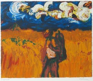 Luis Filcer - Zeefdruk, Zonder titel V - Ingelijst kopen? Bied vanaf 1!