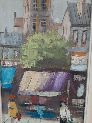 Niet of onleesbaar gesigneerd - Straatbeeld kopen? Bied vanaf 1!