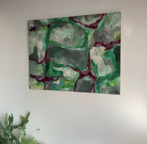 Wim Landsman - "Vloeiend" (Olieverf op paneel) kopen? Bied vanaf 1!