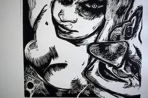 Hans Orlowski - Houtsnede Zonder titel 4 kopen? Bied vanaf 50!