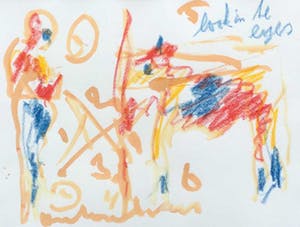 Anton Heyboer - C2861, compositie met figuren kopen? Bied vanaf 75!