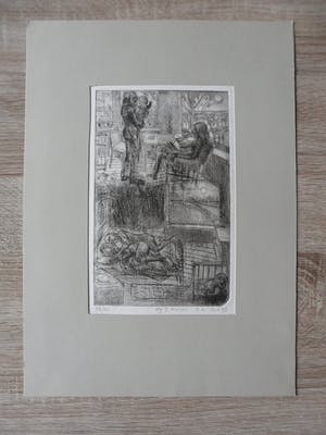 Frits Lindeman - Ets, Titel. " Dag en nacht ". kopen? Bied vanaf 15!