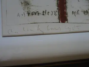 Anton Heyboer - Zeefdruk titel, Het systeem met de onschuld en figuren. kopen? Bied vanaf 1!