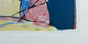 Piet Warffemius - Zeefdruk, One Star Shining - Ingelijst kopen? Bied vanaf 35!