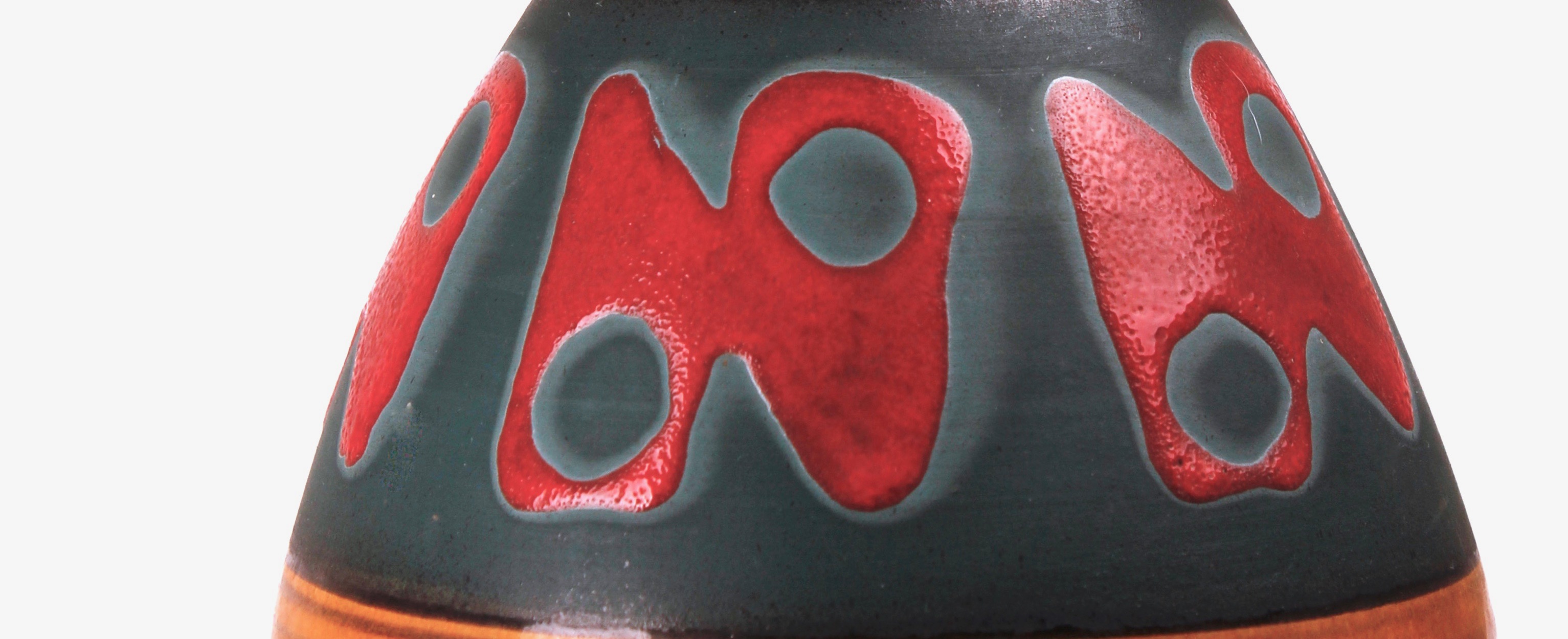Dumbler & Breiden - vaas met polychroom abstract decor model 128-20 -1950's kopen? Bied vanaf 19!