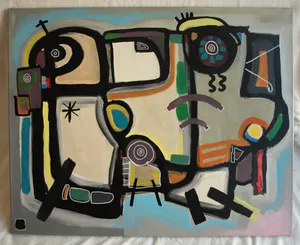 Jasper Banen - Acrylverf op doek , Alleen voor jouw ogen – 2019 – Groot , 80 x 100 cm kopen? Bied vanaf 375!