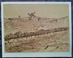 Dick Ket - 2 Mappen: Acht tekeningen van Vincent van Gogh en Dick Ket kopen? Bied vanaf 40!