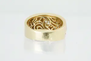 46 - Opvallende & grote 18 Krt goud met diamanten ring - 35 steens - 2.40ct! kopen? Bied vanaf 1900!