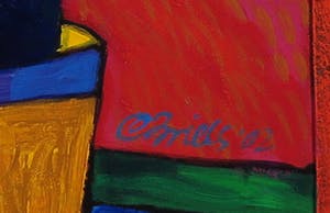 Clemens Briels - Acryl en collage op doek, A can of Italians (Groot) kopen? Bied vanaf 1000!